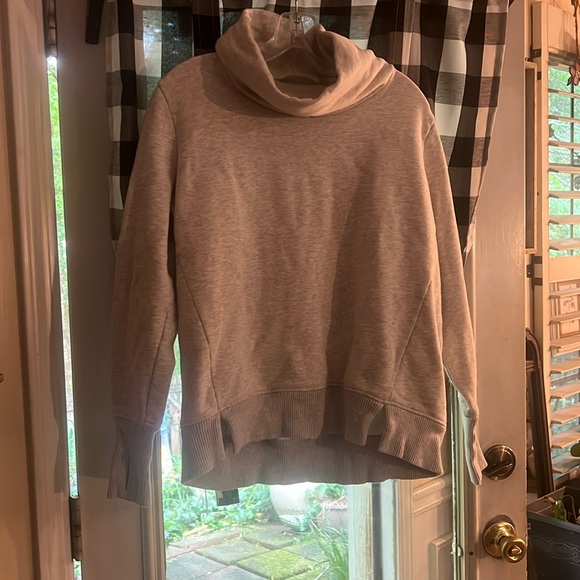 Athleta Gray Pullover with Thumb Holes Size Medium - Picture 1 of 5